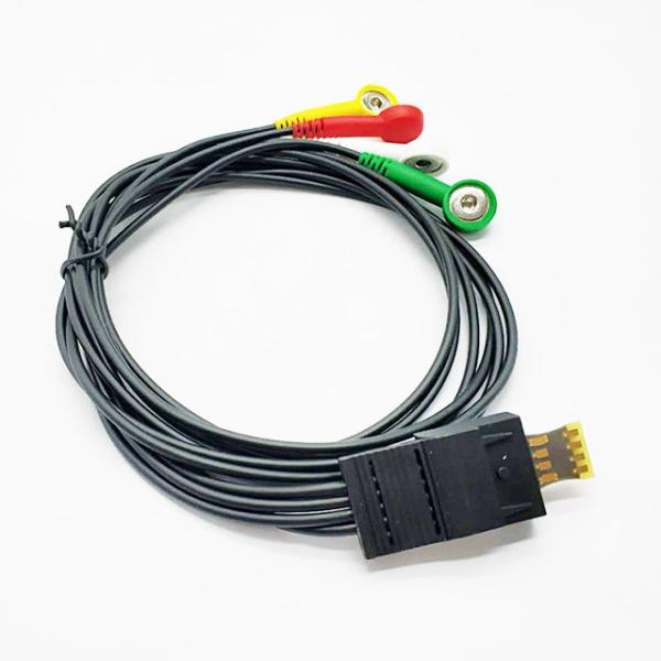 cabo de Schiller Ecg da ligação de 4.0mm TPU 4/6 para MT101 MT-200 Ecg Holter