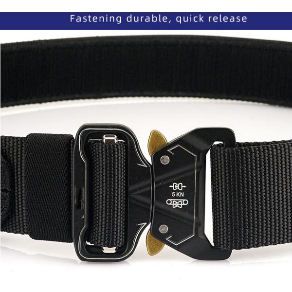 1.7 Inch Quick Release Zinc Alloy Buckle Tactical Belt Military Tactical Duty Battle Belt