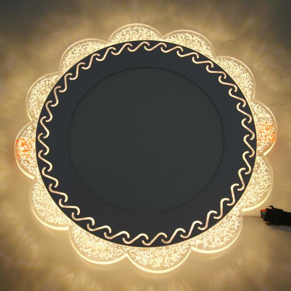 OEM ODM Flat Panel LED Lights RGB Glass Flower Bubble Design