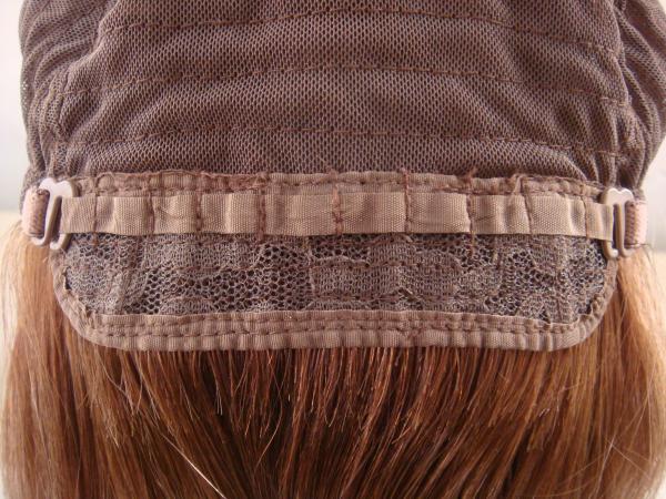 Perruques en cheveux naturels personnalisables pour femmes avec sangles réglables