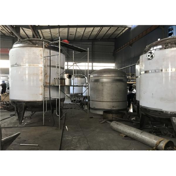 Chemistry Storage Tank Stainless Steel Fermentation Tanks Heating Tanks