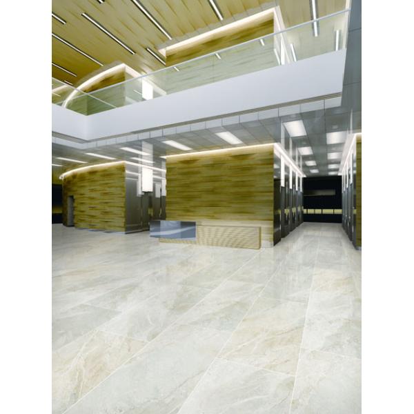 Braccia Beige Marble Look Porcelain Tile Smooth Texture Three Dimensional