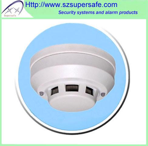 2/4 wires Wired Network Home Security Photoelectric Smoke /Fire Detector