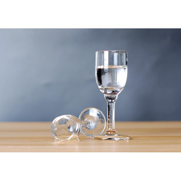 Machine Made 2 Oz Goblet Shot Glass For Wine Tasting