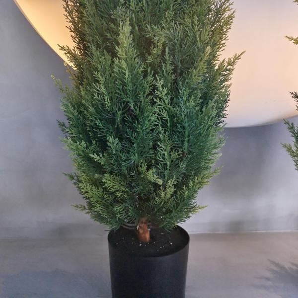 Живообразное фальшивое растение пластиковое зеленое искусственное растение