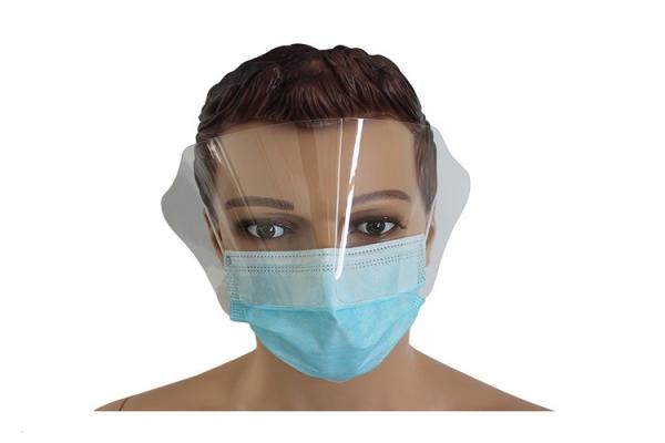 Earloop 3 Ply Disposable Face Shield  Non Woven Smooth Inner Lining