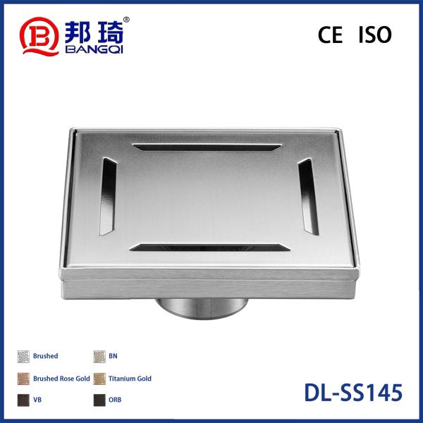DL-SS145 Drainage de plancher en acier inoxydable européen