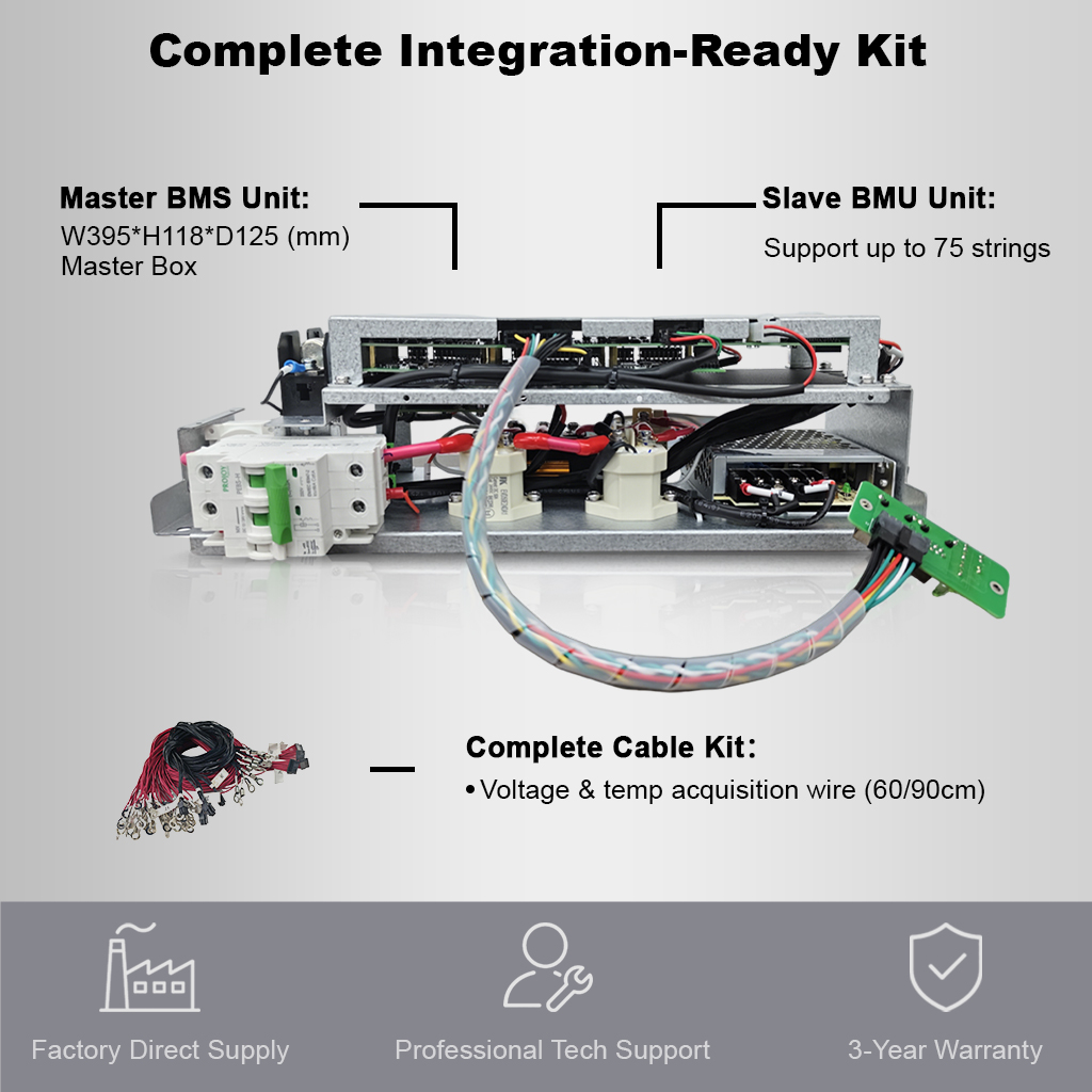 CE RBMS 10 Integrated High-Voltage BMS | 120-370V LFP Battery Management | 60-Cell Monitoring | CAN/RS485 | Home Energy Storage & UPS