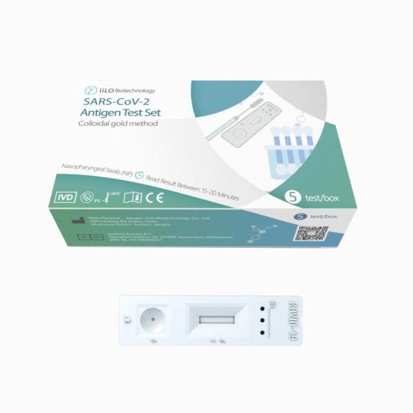 15-20 Minutes Factory price SARS-CoV-2 Antigen Test Set Kit Nasopharyngeal Swab 5 piece