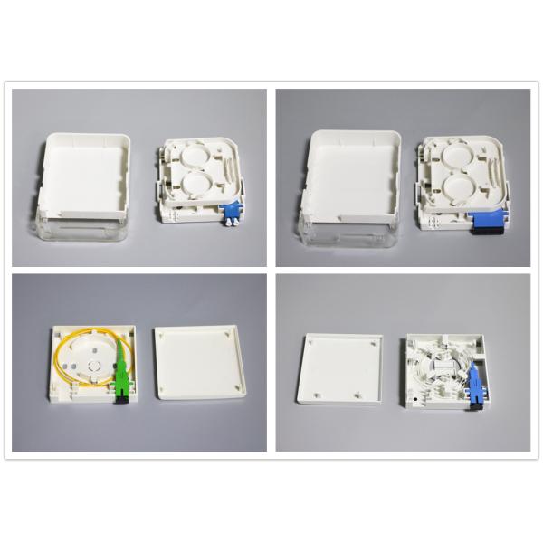LC Duplex OM4  FTTH Fiber Optic Terminal Box Wall Mounted Fiber Optic Cable Box