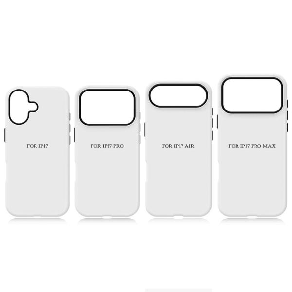 3Dコーティング 2 in 1 サブライメーションフィルム 電話ケース DIY iPhone 17用のカスタム・グローシー