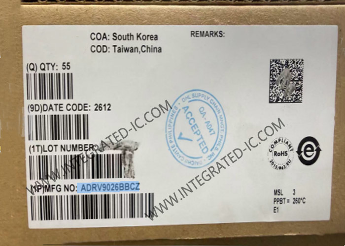 ADRV9026BBCZ Wireless Communication Module with Integrated Quad RF Transceiver