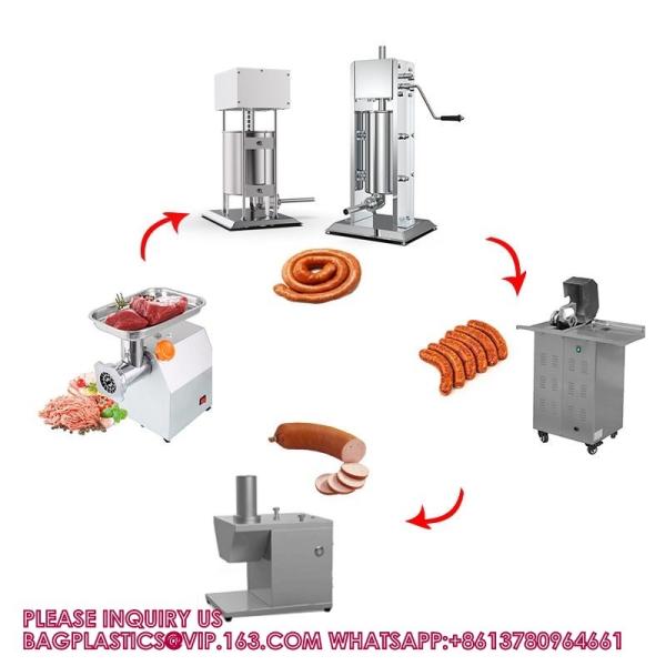 Electric Sausage Filling Machine Stuffer Vacuum Stuffers For Home Commercial Sausage Maker