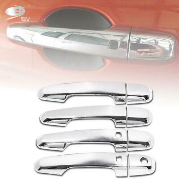 For Mitsubishi Triton L200 2019-On Abs Door Handle Cover Chrome Matte Black