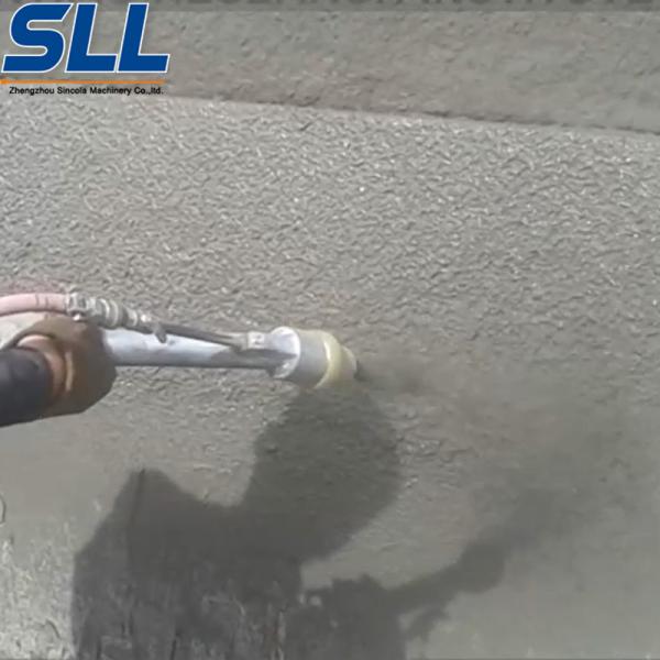 High Efficiency Wall Cement Plaster Machine 380V / 7.5kW 12 Months Guarantee