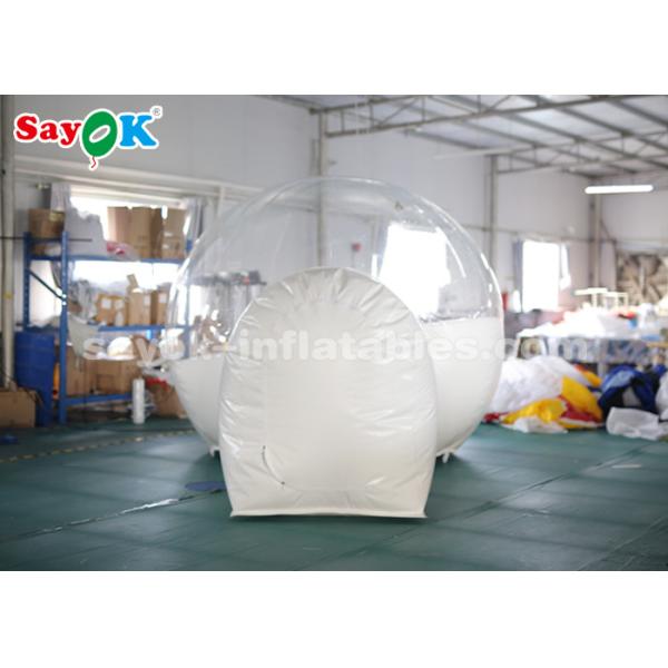 Inflatable Transparent Tent 3m PVC Outdoor Inflatable Bubble Tent For Family Camping Backyard CE SGS ROHS