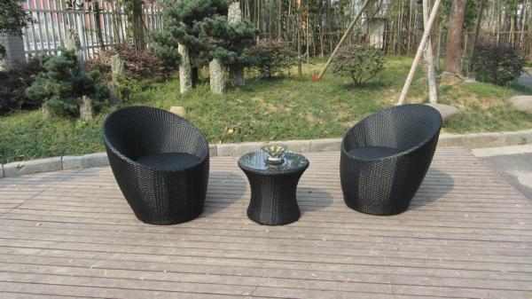 Home / Beach / Office Leisure PE Rattan Obelisk Chair With Cushion