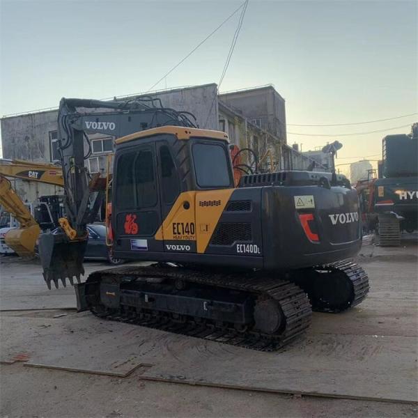 Second Hand Volvo Crawler Excavator Volvo Ec140d 14 Ton  Long Working Hours
