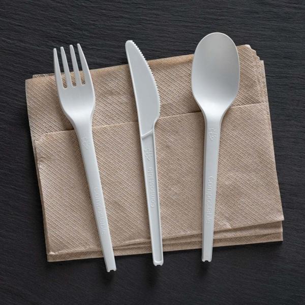 Couverts en plastique jetables personnalisés professionnels pour les événements de restauration