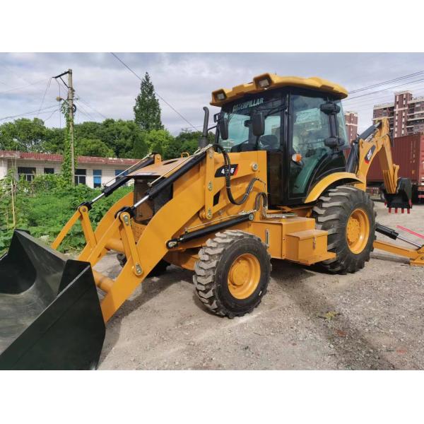 Original Japan 9TON EPA Engine cummis Hydraulic Backhoe loader CAT 420F in Shanghai