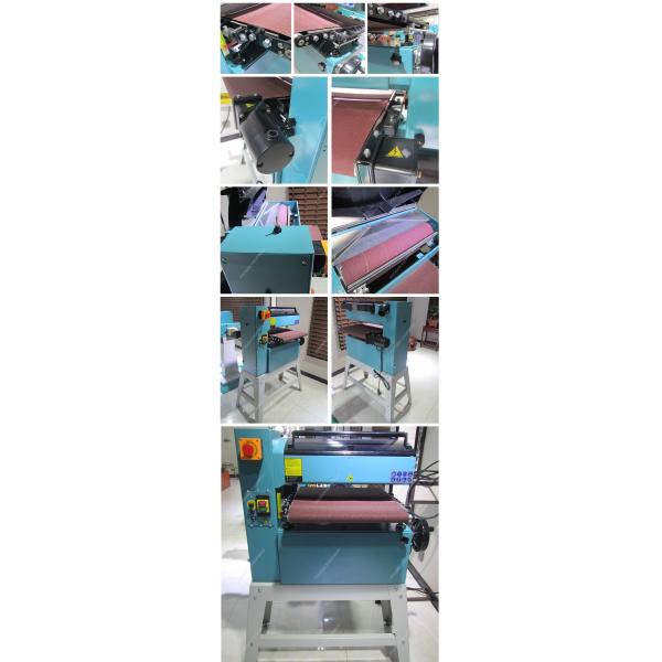 PS460A Woodworking Tools Variable Speed Drum Sander 1120x450mm Conveyor Sandpaper Size