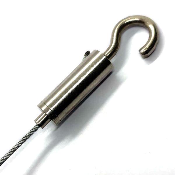 Симплексной нержавеющей стали Electro гальванизировать струбцина веревочки провода зажима одного кабеля Din741