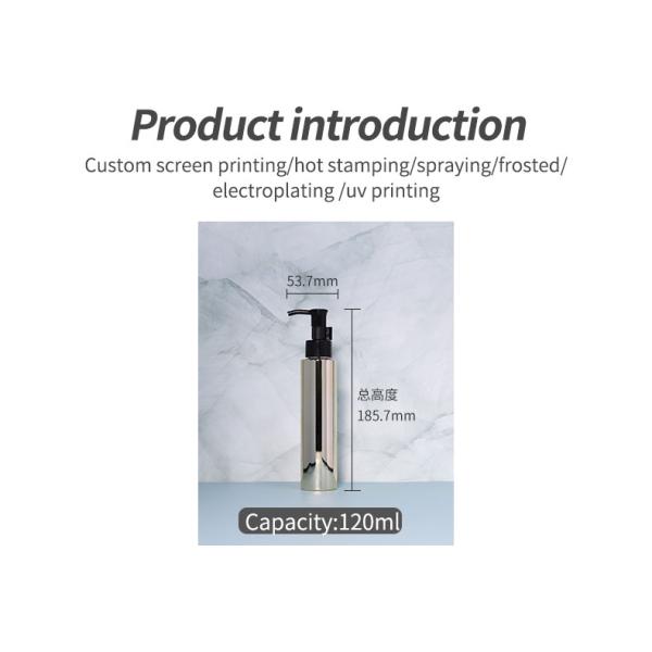 Botellas plásticas de cosméticos de 15 ml, 30 ml y 50 ml redondas con tipo de sellado por goteo