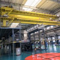 80-100 guindaste de ponte IP55 da viga do dobro de Ton European Style Winch Trolley