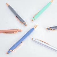 Colorier stylo à bille en aluminium stylo à bille de bureau