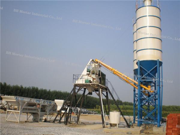 Fully Automatic Concrete Batching Plant , Energy Saving Ready Mix Concrete Plant