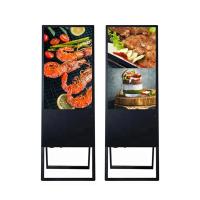 Piso interior de la pantalla de la pantalla LED del LCD de la publicidad del lazo que coloca el tacto de TFT de 43 pulgadas no