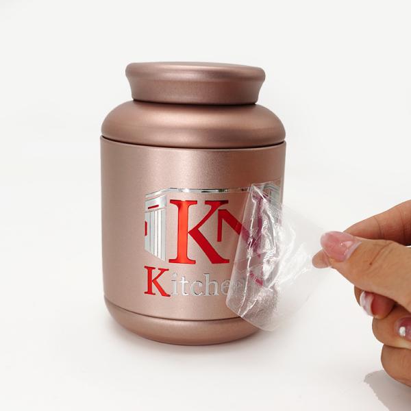 Custom Printed CMYK Color Waterproof Paper Labels , Perfume Bottles and Cosmetics Packaging Stickers