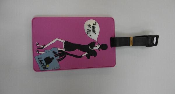various styles tags metal or pvc customized clear plastic pvc luggage tags