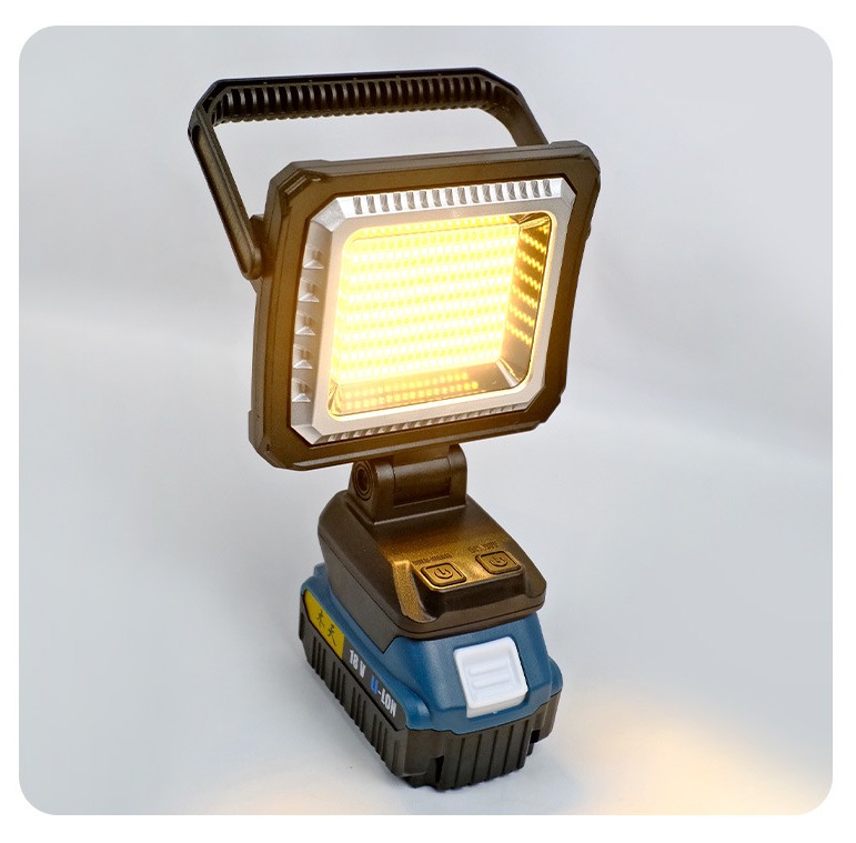 Cross-border New LED Handheld Lamp, USB Rechargeable, Outdoor Long-lasting, High Power, Camping, Repair, Spotlight Work Lamp.