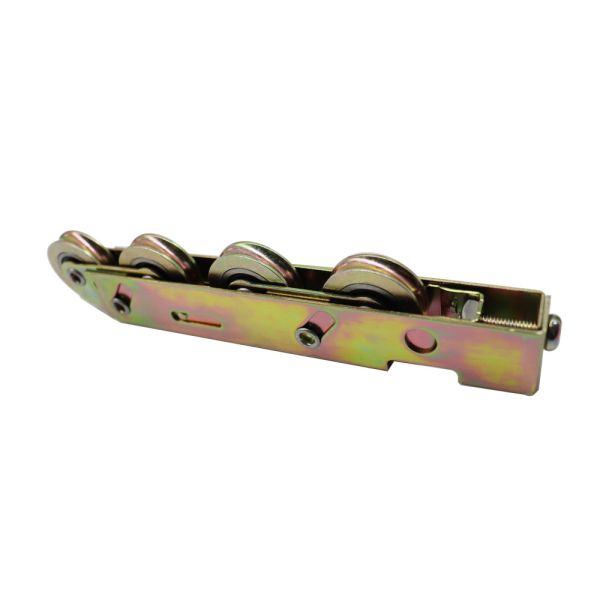 High Quality Door Roller Four Steel Bearing Wheels Aluminium Sliding Door Wheels