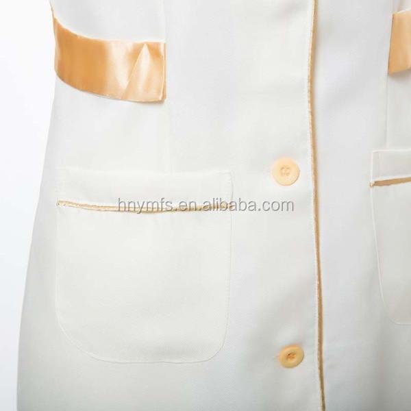 Women'S Multi Pockets Nurse Medical Scrub Suit 65% Cotton Material