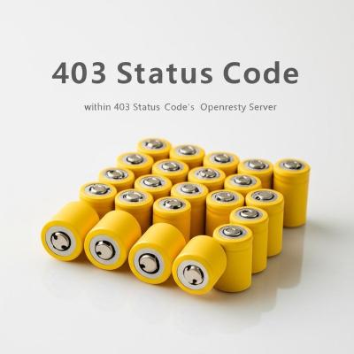 403 Cylindrical Battery Cells and for Openresty Server's within 403 Status Code's Openresty Server's Openresty Server
