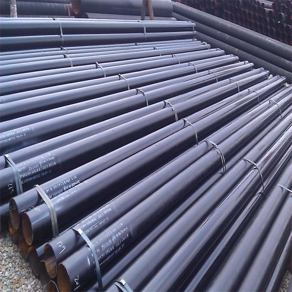 Tubo de aço sem costura 108mm OD ASTM A106 preto 5mm de espessura Q345B para óleo