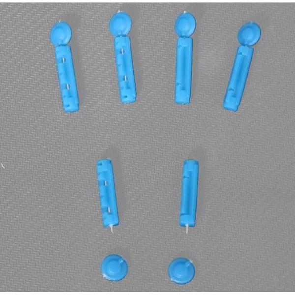 Ланцеты крови безопасности устранимого извива стерильные принимая иглу теста сахара теста глюкозы для ланцетов крови пальца