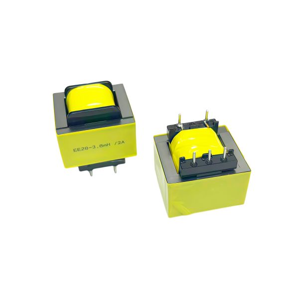 EE28 High Frequency Power Transformer with 3.8mH Inductance 2A Rated Current and Silicon Steel Sheet Core