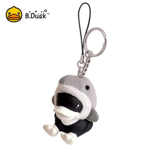 PVC 3D Plastic Animal Keychains Silk screen printing 4.5×5×5.5cm Size