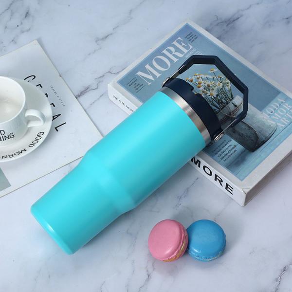 30oz Stanley Similar Type Car Travel Tumbler With Handle Stainless Steel 304 Material