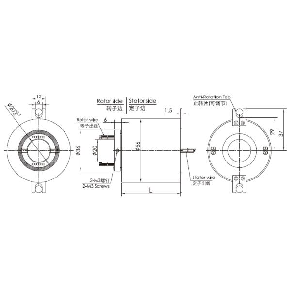 Кольцо выскальзывания 1500RPM наивысшей мощности RoHS высокое Amp подгоняло