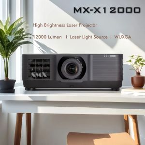Building Projection 12000 Lumen 3LCD Laser Projector Outdoor Large Venue WUXGA Display