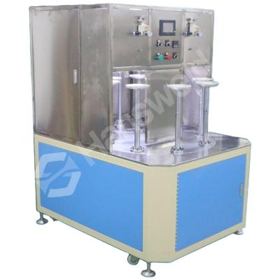 Servo Motor Cylinder Forming Machine 220V PVC Gluing Machine 8 Working Table