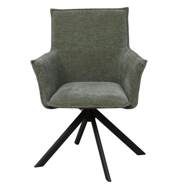 Comfortable Modern Swivel Recliner Chair Sleek Design With Metal Frame