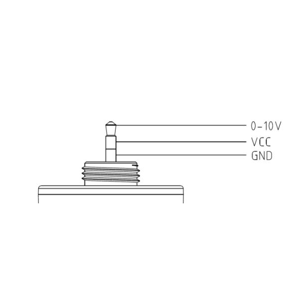 12Vdc PIR Casambi Network Dimmable Sensor With 12m Max Mounting Height For LED Batten