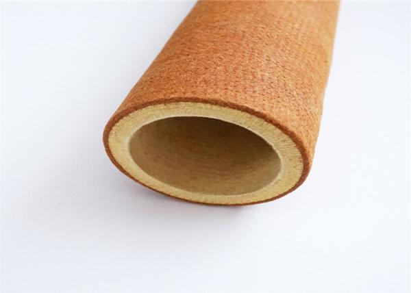 Heat Resistant Needle Punched Felt Roller Sleeve , Commercial Felt Fabric 8mm Thickness