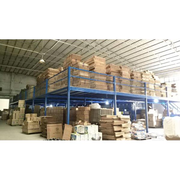 SGS Storage Mezzanine Platforms 2500KG Platform Steel Structure For Bicycle