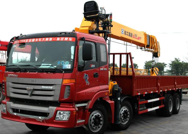Economical Heavy Things Lift Truck Loader Crane , 16 Ton Truck With Crane